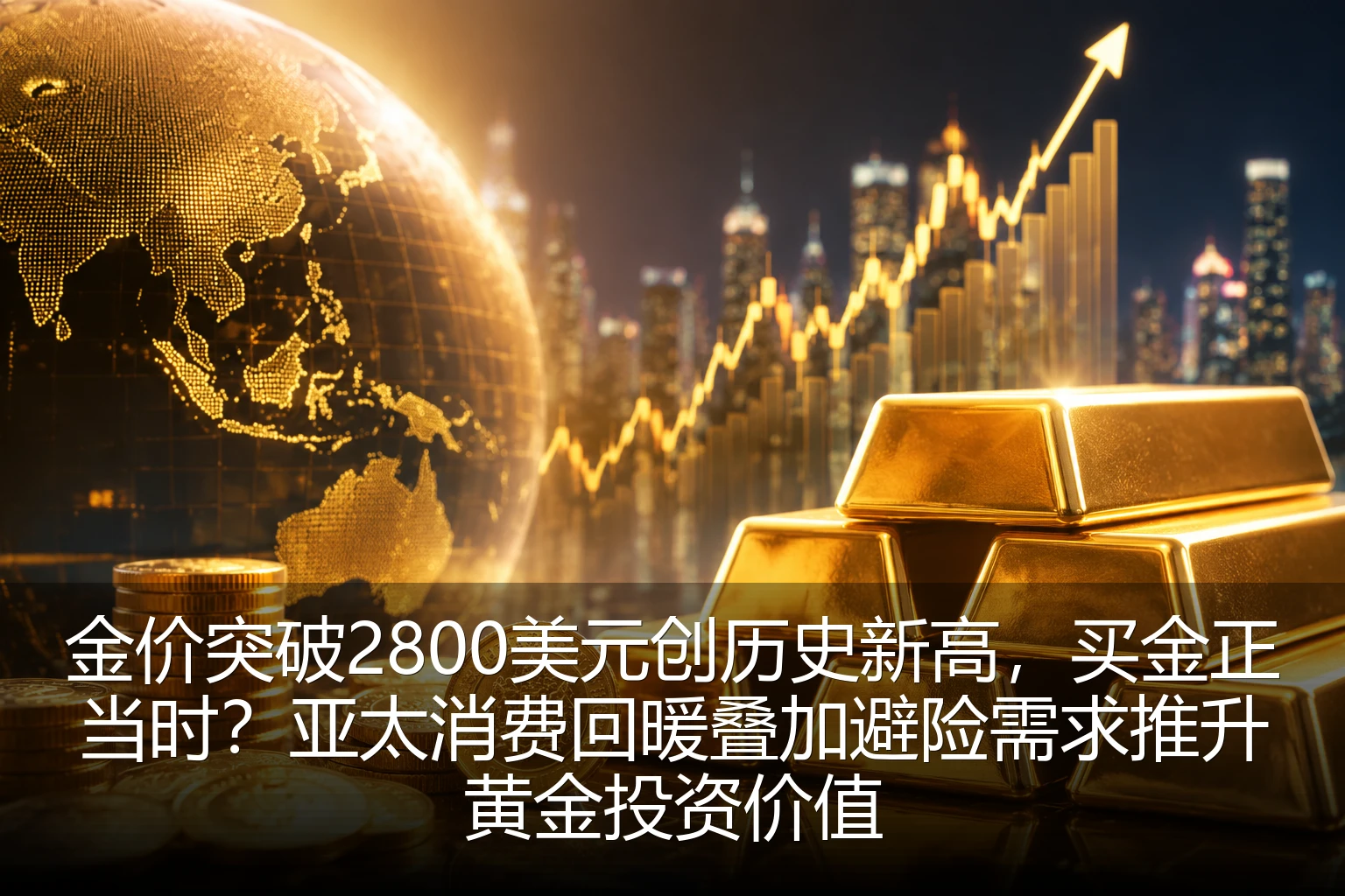 金价突破2800美元创历史新高，买金正当时？亚太消费回暖叠加避险需求推升黄金投资价值