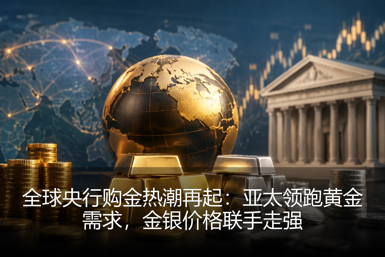 全球央行购金热潮再起：亚太领跑黄金需求，金银价格联手走强
