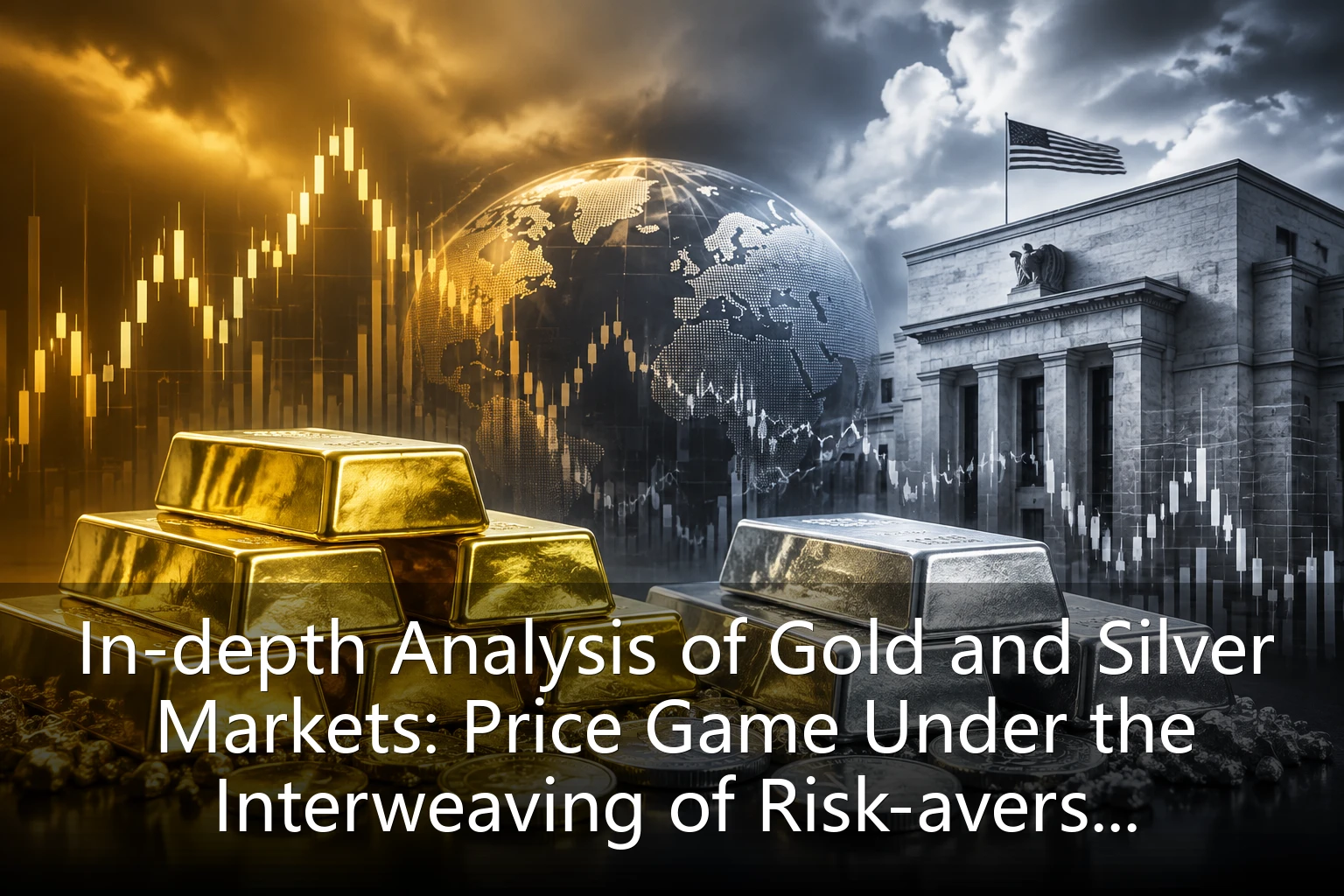 In-depth Analysis of Gold and Silver Markets: Price Game Under the Interweaving of Risk-averse Sentiment and Monetary Policy