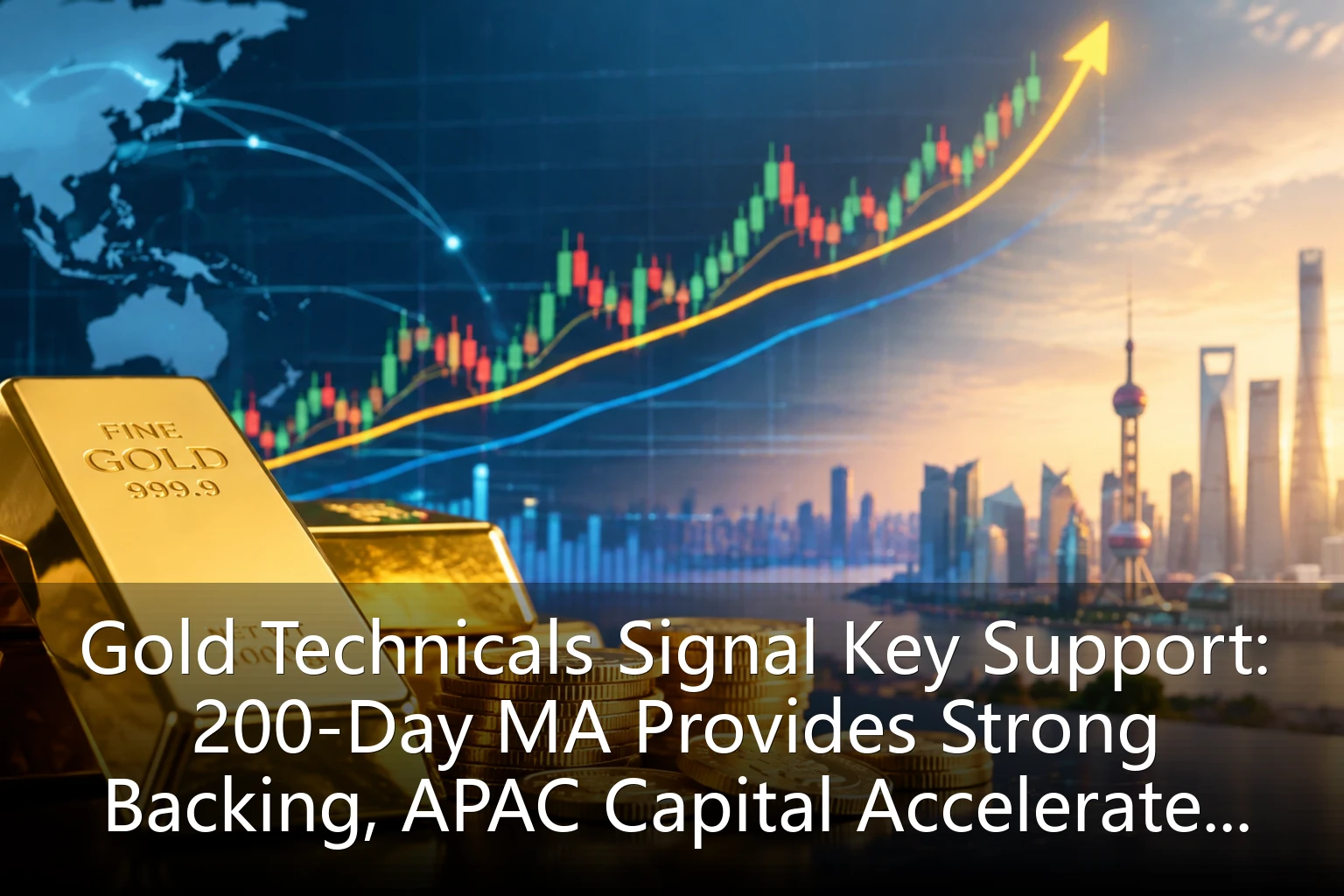 Gold Technicals Signal Key Support: 200-Day MA Provides Strong Backing, APAC Capital Accelerates Allocation on Pullback